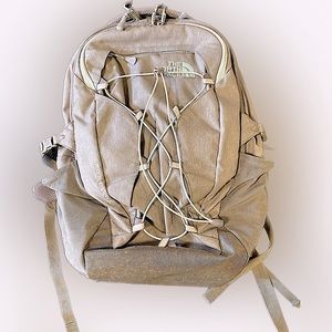 THE NORTH FACE Borealis Backpack- gray and teal.